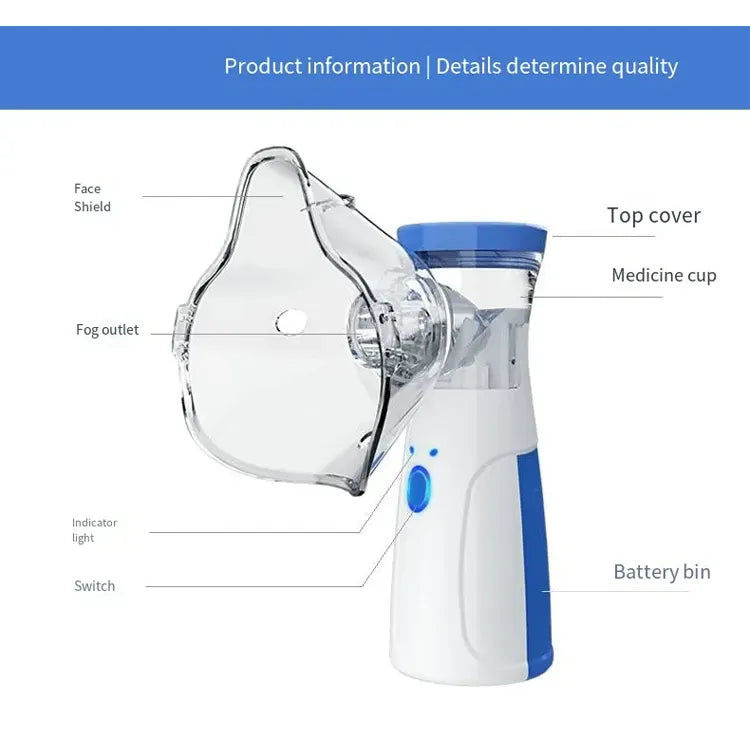 Portable JSL-W302 Adults And Children Ultrasonic Mesh Nebulizer