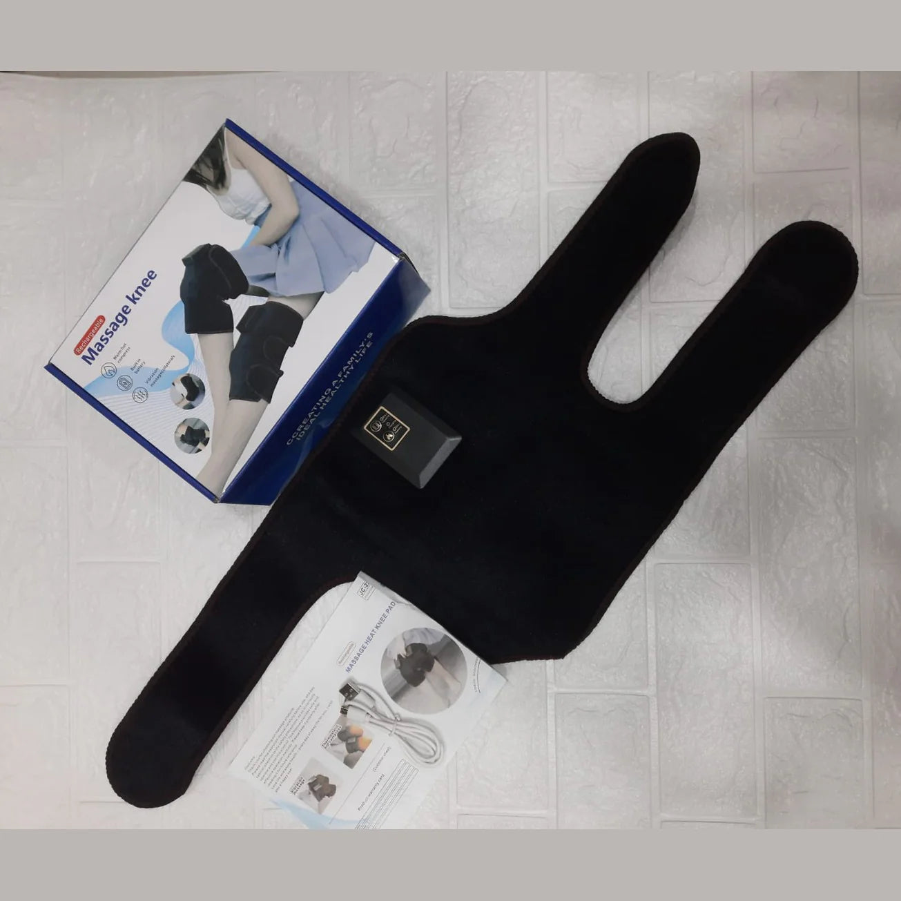 Thermal Knee Massager Electric Leg Joint Heating Vibration Massage Therapy Elbow Brace Arthritis Pain