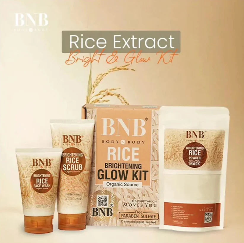 Rice Extract Facial Kit For Bright & Glowing Skin