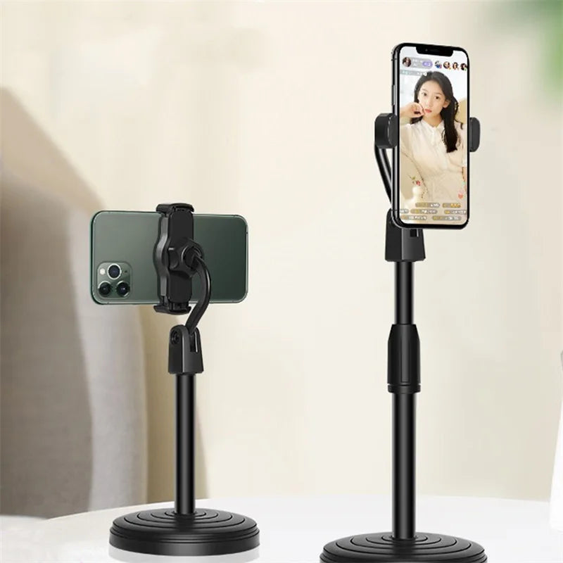 SMARTPHONE ROUND BASE L7 RETRACTABLE MULTIFACTIONAL MOBILE HOLDER STAND