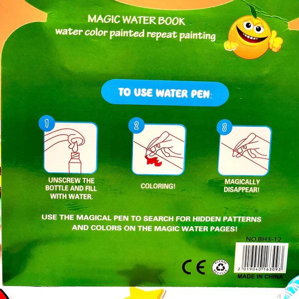 Reusable Water Magic Coloring Books